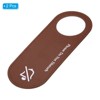 Unique Bargains PU Leather Waterproof Double-Side Office Home Meeting Door Hanger Sign 2 Pcs - 3 of 4