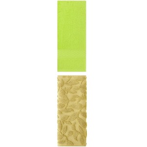 REGALWOVEN Geometry Pattern Cotton Decorative Hand Towels 13" x 30"/14" x 30" 2 Packs - 1 of 4