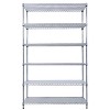 TOBILI 6 Tier 6000lbs Capacity Metal Shelf Wire Shelving Unit, Heavy Duty Adjustable Storage Rack for Commercial Grade Utility Steel Storage Rack - 4 of 4