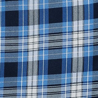 clear blue plaid