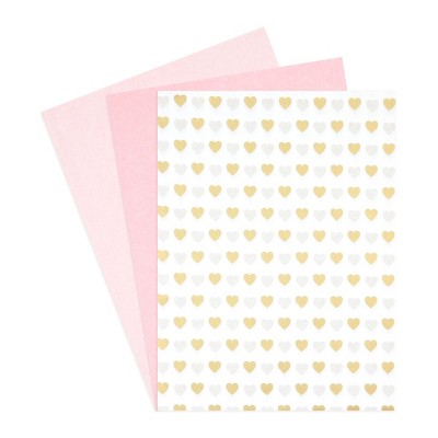 Sparkle and Bash 60 Sheets Pink Wrapping Tissue Paper Bulk for Gift Bags, 3 Decorative Colors