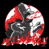 Men's The Simpsons Godzilla Homer Red Moon T-Shirt - 2 of 4