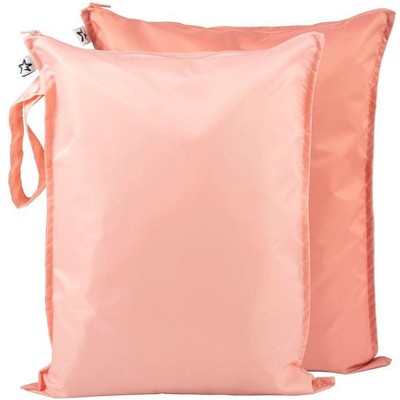 Tiny Twinkle Mess-Proof Waterproof Washable Baby/Toddler Wet Bags for Diapers, Swimsuits and Travel