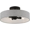 Livex Lighting Elmhurst 4 - Light Semi-Flush Mount in  Black - 4 of 4