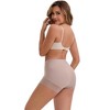 INSPIRE CHIC Women's High-Waisted Butt Lifting Tummy Control Lightweight Shaping Panties 2 Packs - 2 of 4