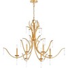 Quorum Lighting Majesty 6 - Light Chandelier in  Gold Leaf - 3 of 3