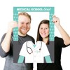 Big Dot of Happiness Medical School Grad - Doctor Graduation Party Selfie Photo Booth Picture Frame and Props - Printed on Sturdy Material - 3 of 4