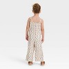Grayson Mini Toddler Girls' Smocked Printed Jumpsuit - 2 of 3