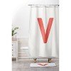 Deny Designs April Lane Art Block Monogram Memory Foam Bath Mat - 4 of 4