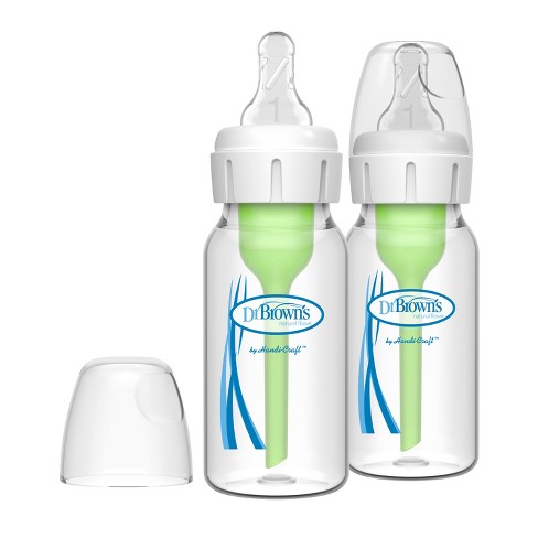 válvula computadora Electropositivo Dr. Brown's Options+ Glass Anti-colic Baby Bottles - 2pk : Target