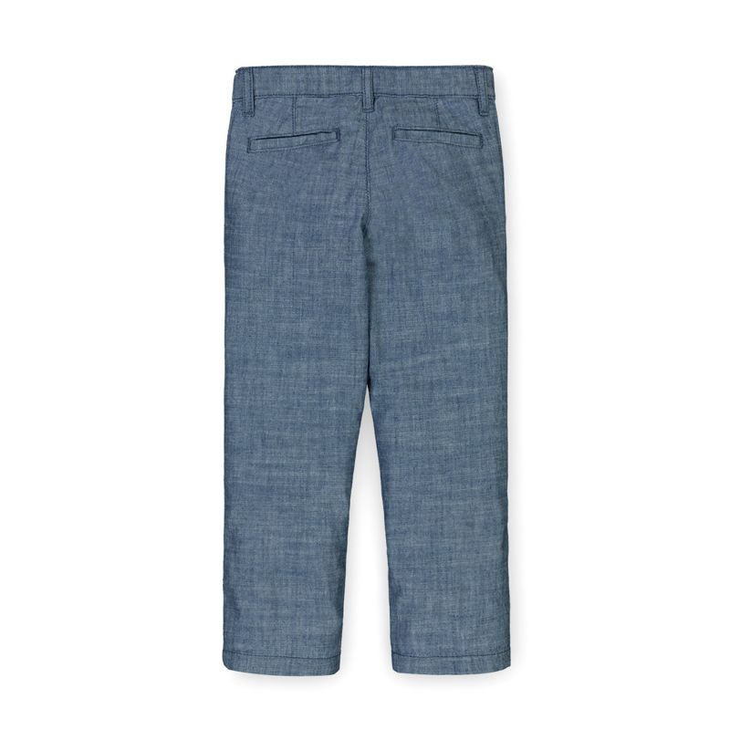 Hope & Henry Boys' Chambray Suit Pant, Infant, 5 of 8
