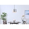 Elegant Lighting Eclipse 1-Light Brass Pendant with Clear Glass Dome - 2 of 4