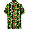 LA LEELA Mens Hawaiian Shirts Short Sleeve Button Down Shirt Men's Tropical Shirts Casual Holiday Party Caribbean Shirts for Men - 2 of 4