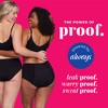 Proof Women's Mesh Trim Briefs, Moderate Absorbency Period Underwear - Black - 3 of 4
