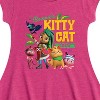 Girls' - Santiago of The Sea - Kitty Cat Crew Fit & Flair Cap Sleeve Dress - 2 of 2
