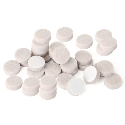 Topteng Felt Pads Beige: Furniture Floor Protectors, Anti-Scratch Chair Leg Pads, 128 Pcs