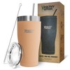 Healthy Human Stainless Steel Tumbler with Straw & Lid |(32oz, Papaya) - 4 of 4