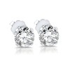 Pompeii3 VS .65ct Diamond Studs 14K White Gold Lab Created - 2 of 4
