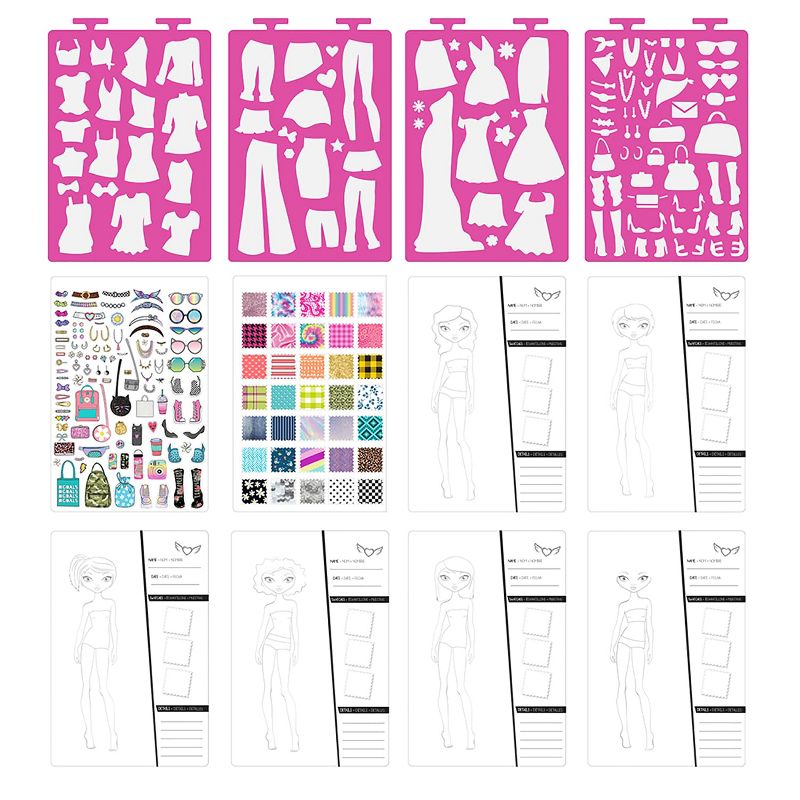Fashion Angels Fashion Angels Fashion Design Sketch Portfolio & Carry Keeper, 2 of 6