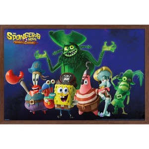 Trends International Nickelodeon The SpongeBob Movie: Search for SquarePants (2025) - Group Framed Wall Poster Prints - 1 of 4