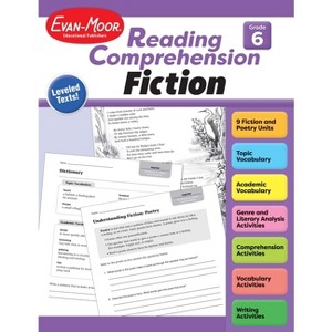 Reading Comprehension: Fiction, Grade 6 Teacher Resource - by  Evan-Moor Educational Publishers (Paperback) - 1 of 1