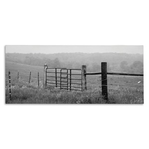 Stupell Industries Countryside Farmland Front Gate, 48" x 20" - 1 of 4