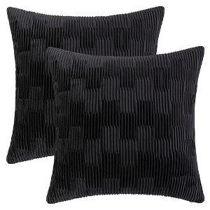 REGALWOVEN Solid Boho Decorative Throw Pillow Covers for Sofa Bed Living Room Home Decor 18 x 18 Inch 2 Pcs - 1 of 4