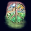 Juniors Womens Lost Gods Peace and Horses T-Shirt - 2 of 4