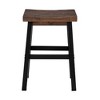 26" Pomona Reclaimed Wood Counter Height Barstool with Metal Legs Brown - Alaterre Furniture - 2 of 4