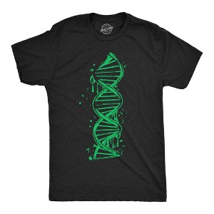 Mens Drippy DNA Funny T Shirts Science Graphic Tee For Men - Crazy Dog Men's T Shirt - 1 of 4