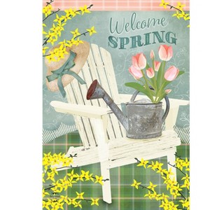 Briarwood Lane Spring Garden Flag 12x18 For Outdoor Spring Adirondack Chair For Spring Garden Flag Flags For Outside - 1 of 4