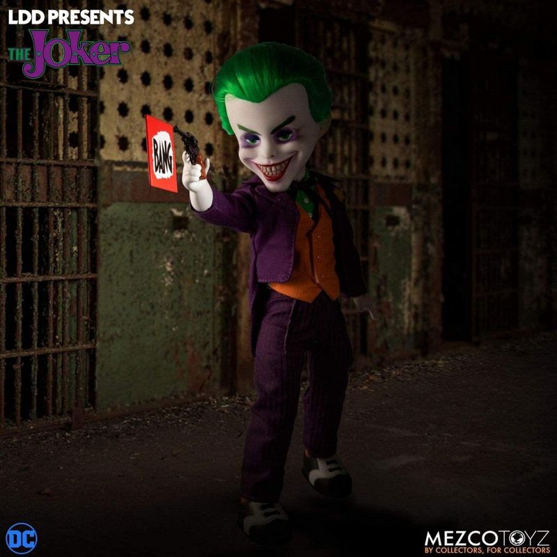 Mezco Toyz DC Universe Living Dead Dolls Joker 10 Inch Collectible Doll, 5 of 10