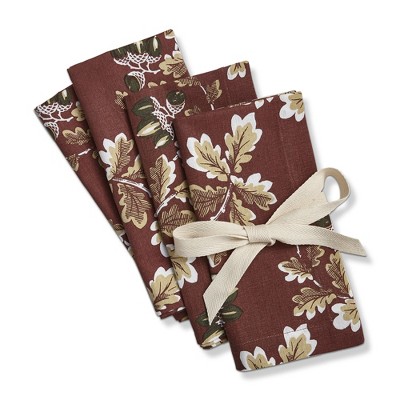 tag Oak Leaf & Acorn Napkin Set Of 4