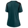 NFL Philadelphia Eagles Women's Short Sleeve Lace Up V-Neck Fashion Jersey - 3 of 3