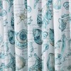 Greenland Home Fashions 1709GSHW Cruz White Shower Curtain, 72x72 Inches - 2 of 3