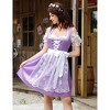 Women's Dresses Square Neck 3 Pieces Costumes Dress for Party - 3 of 4
