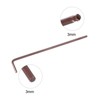 Unique Bargains S2 Steel Ball End Tip Extra Long Arm Metric Hex Key Wrench - 3 of 4