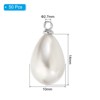 Unique Bargains Metal Bulk Elegant DIY Crafts Jewelry Making Pearl Pendant 50 Pcs - 2 of 4