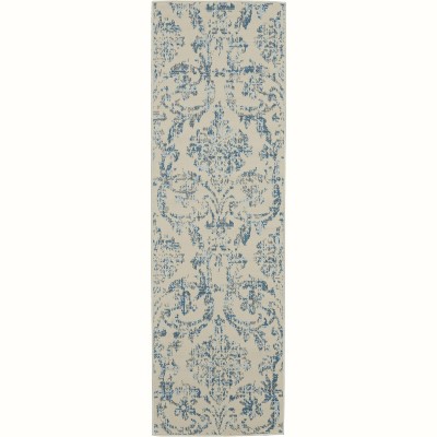 Nourison Jubilant Farmhouse Vintage Damask Area Rug