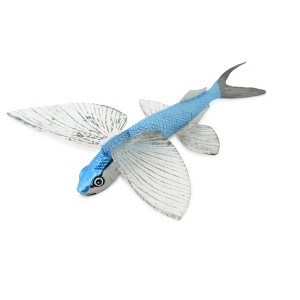 Collectible Wildlife Gifts | Fish, Sailfin Flying Fish, Museum Quality, Hand Painted, Rubber Fish, Realistic Toy Model, Gift,   6"   CH289 BB127 - 1 of 4