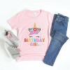 The Juniper Shop Birthday Girl Unicorn Youth Short Sleeve Tee - 3 of 4