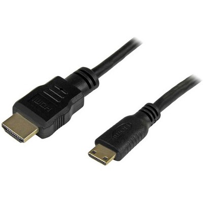 StarTech.com 1 ft High Speed HDMI® Cable with Ethernet- HDMI to HDMI Mini- M/M - HDMI for Cellular Phone