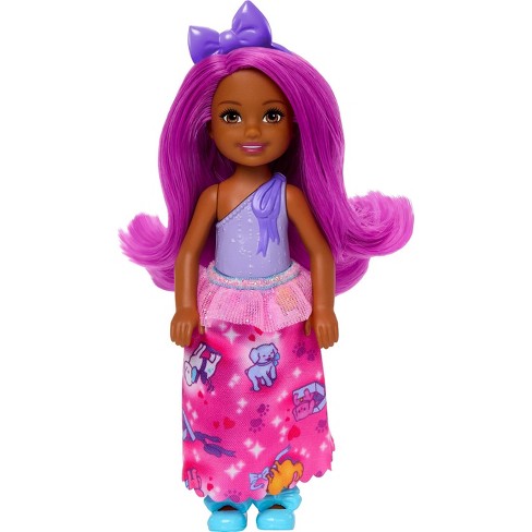 Barbie Fantasy Hair Fashion Doll with Colorful Blonde Hair, Accessories and  Clothes 