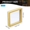 Unique Bargains Transparent PE 3D Floating Display Stand Holder Jewelry Storage Box 12 Pcs - 2 of 3