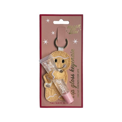 Holler And Glow Lip Gloss Key Chain Holder Bow Target