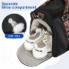 Luupatchy Women's Gym Tote Duffle Bag With Wet Pocket & Shoe Compartment, Airplane-Friendly Carry-On for Travel/Dance/Ballet/Overnight - 4 of 4