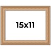 PosterPalooza | Weathered Yellow Picture Frame - UV Acrylic, Backing Board, Hanging Hardware Included - 2 of 4
