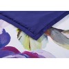 Christian Siriano Garden Bloom King Duvet Cover Set: Embroidered Microfiber, 3-Piece Set with Shams - 2 of 4