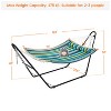 Yaheetech Padded Hammock with Universal Steel Stand for Outdoor Balconies, Porches, Patios - 3 of 4