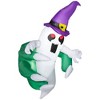 Outsunny 3.9ft Inflatable Halloween Window Sticker Ghost, Halloween Decoration with LED Lights for Garden Indoor Outdoor - 4 of 4